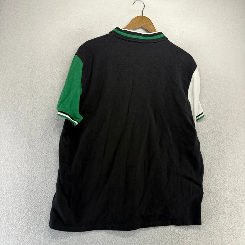Ralph Lauren Polo Shirt Men's 2XL Black Green Big Pony Crest Embroidered Logo